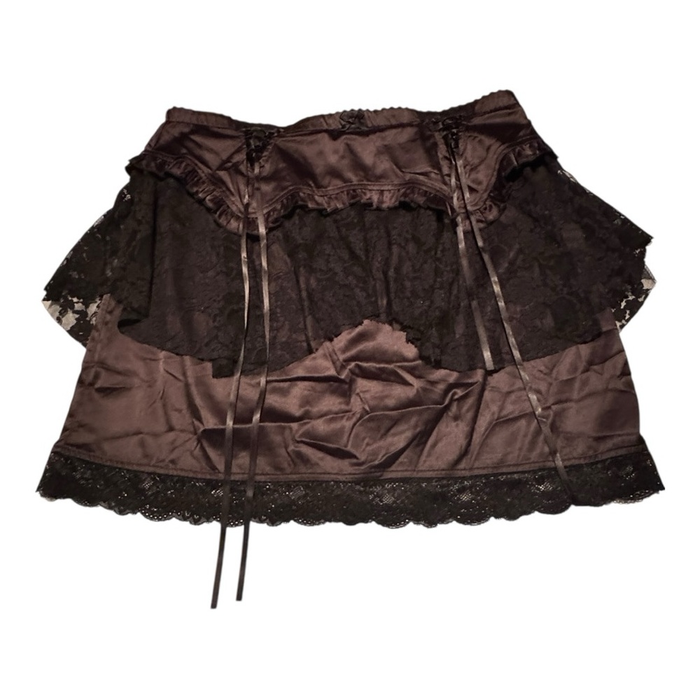 Forest ink Mini skirt black XL